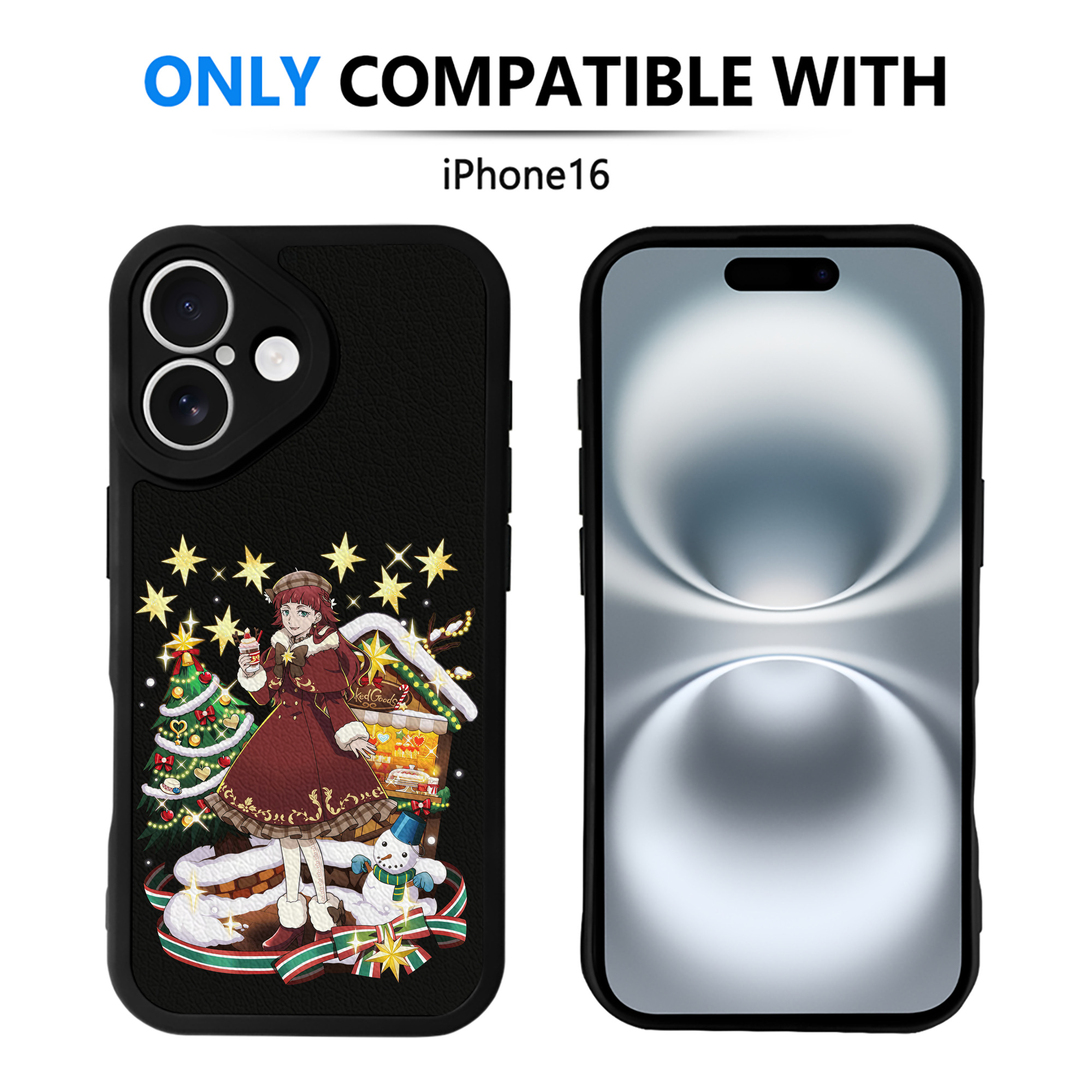 （画像用） 文豪ストレイドッグス Bungo Stray Dogs 【iPhone 16シリーズ対応】シリコンスマホケース（レザー調） 材質：シリコン